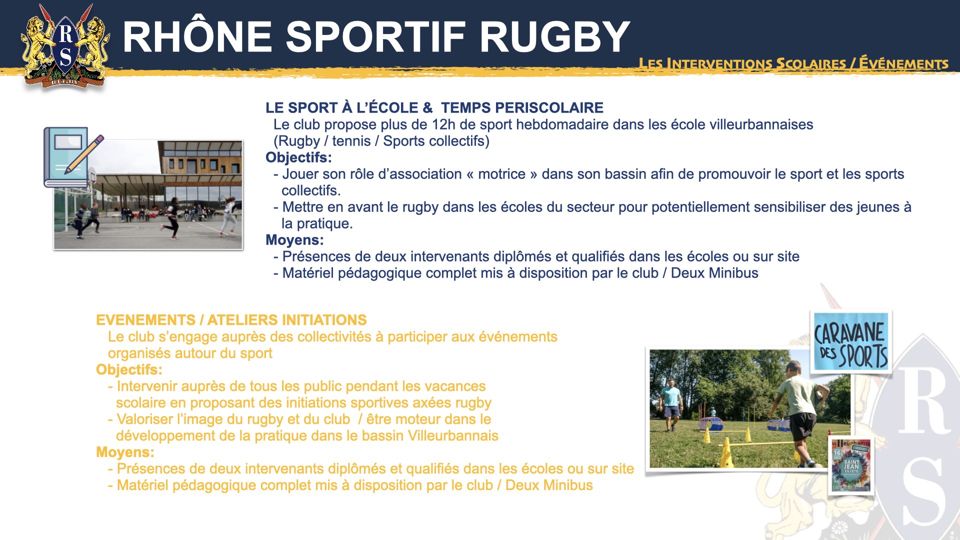 Ecole de rugby Rhône