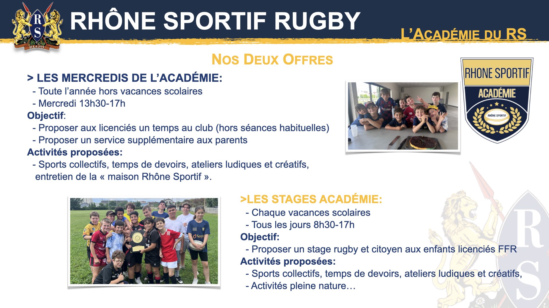 super club de rugby jeunes lyon Villeurbanne