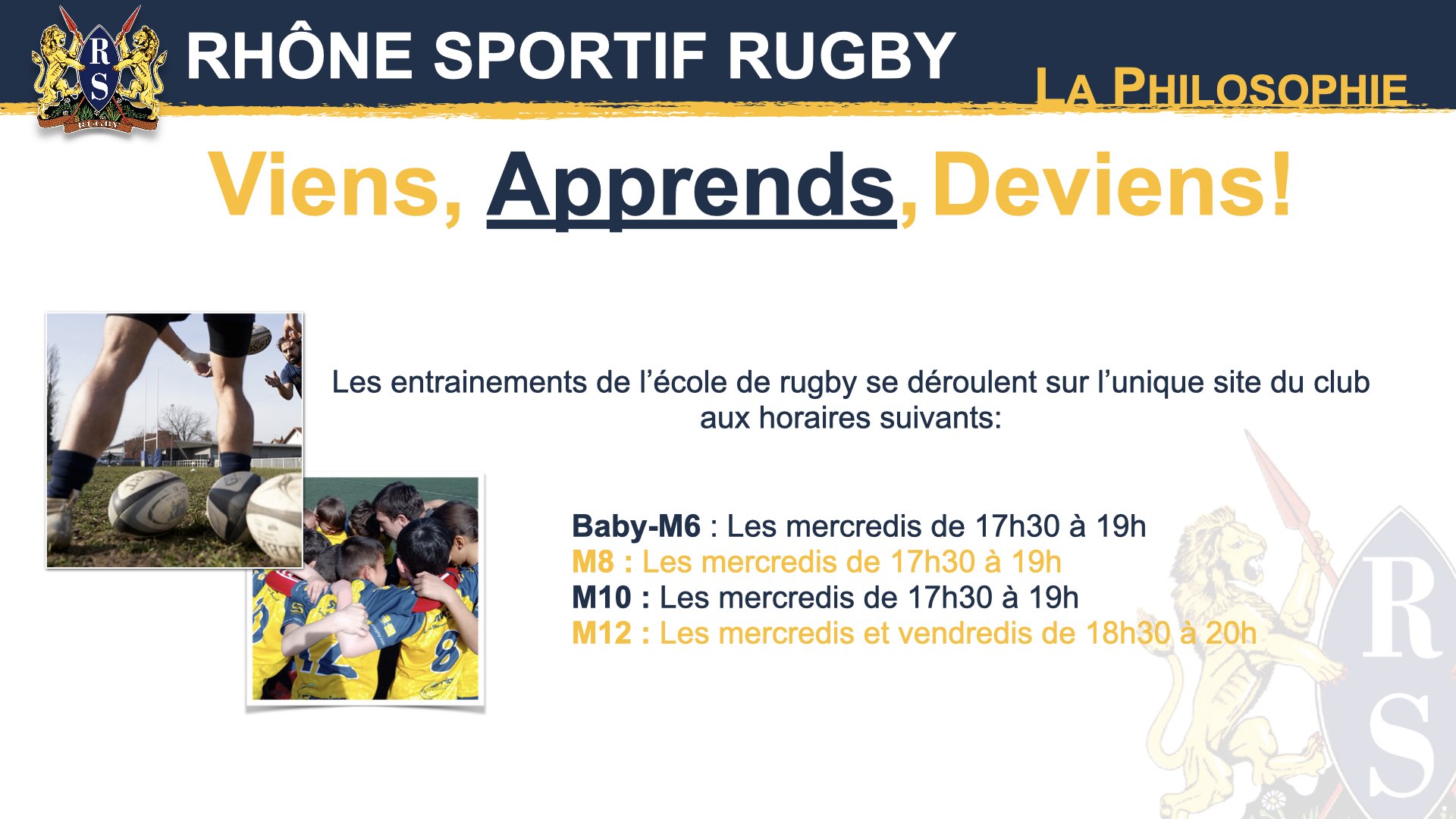 Equipe de Rugby M6 Lyon villeurbanne